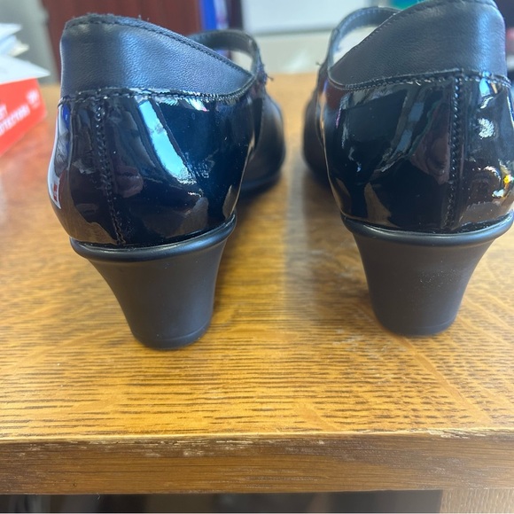 SAS Isabel Leather Patent Block Heels Mary Jane Pumps. Size 7N Comfort Support - Picture 7 of 14